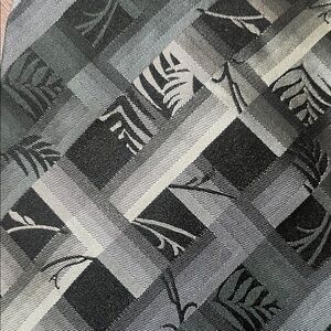 EUC Bachrach Black and Gray Patterned Tie